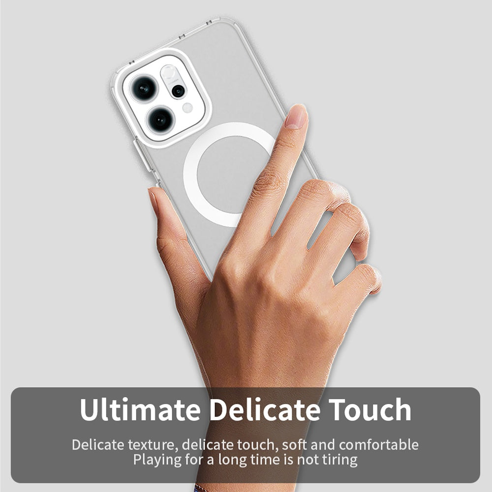 MagSafe Hülle für Oppo Reno14, Techsuit, CandyCase, Weiß