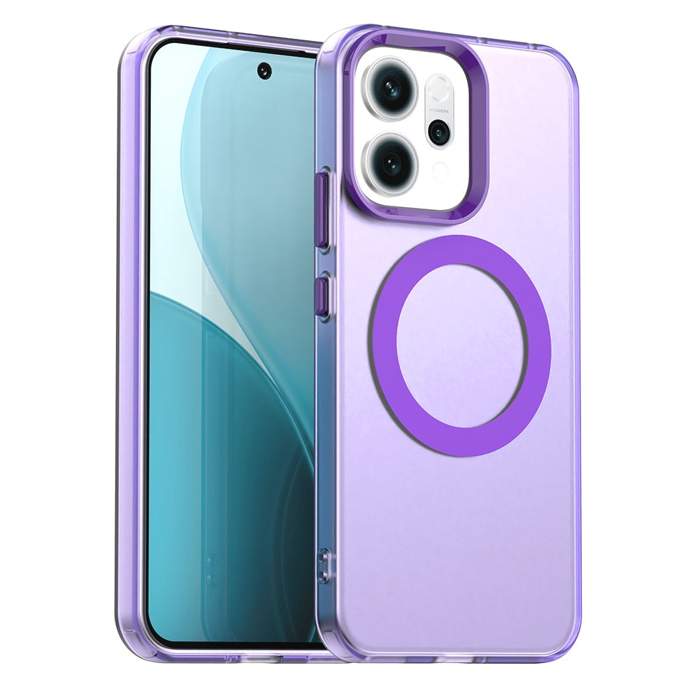 MagSafe Hülle für Oppo Reno14, Techsuit, CandyCase, Lila