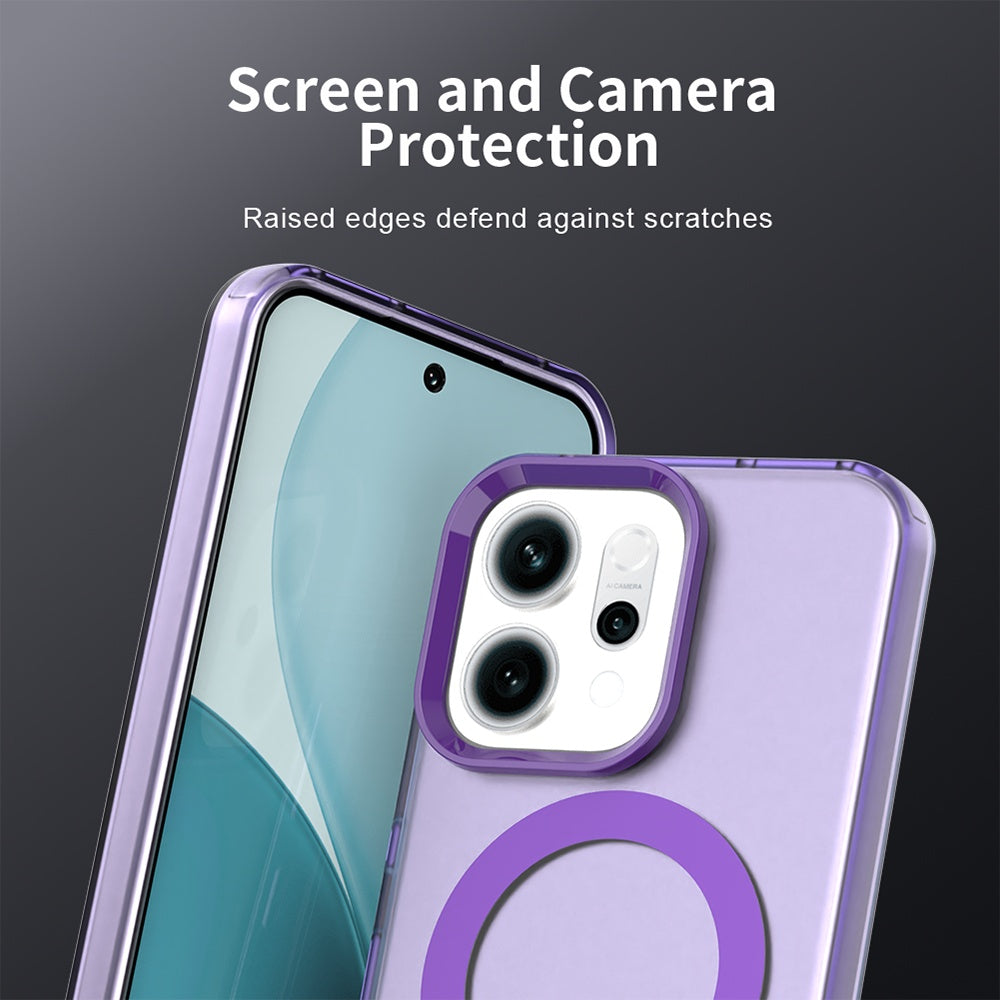 MagSafe Hülle für Oppo Reno14, Techsuit, CandyCase, Lila