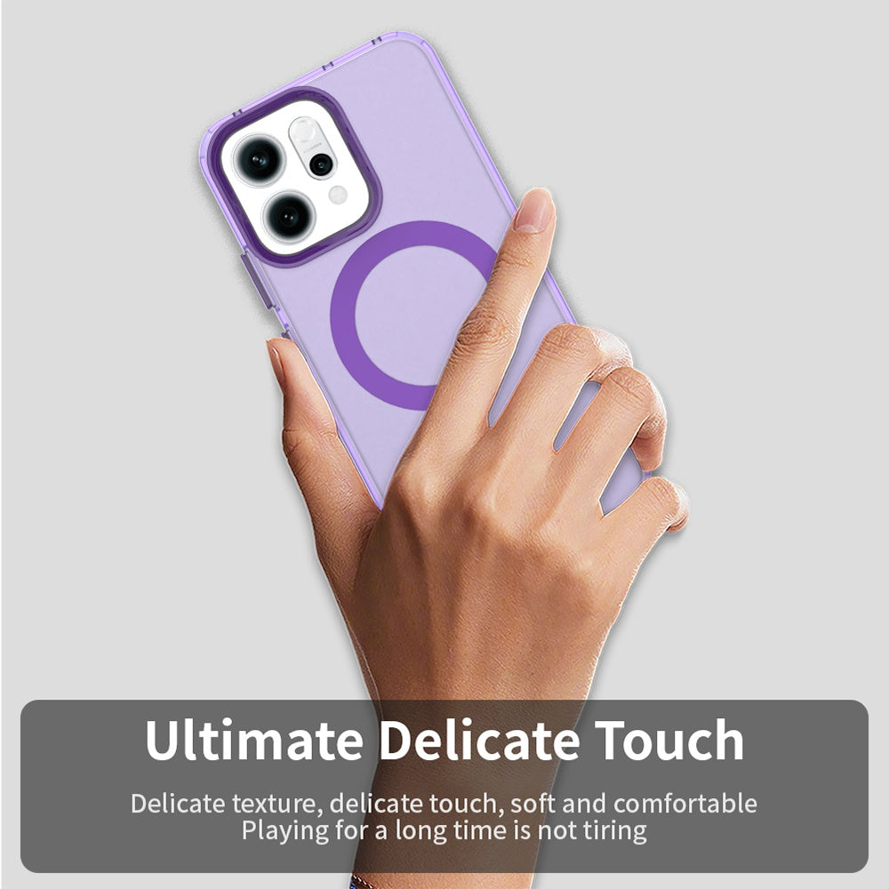 MagSafe Hülle für Oppo Reno14, Techsuit, CandyCase, Lila
