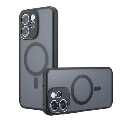 MagSafe-Hülle für Oppo Reno15 FS / Reno15 F, Techsuit, PureFrost, Satin Schwarz