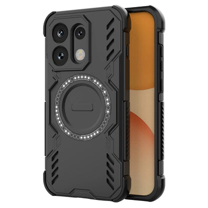 MagSafe-Hülle für Oppo Reno16 / Reno16 Pro, Techsuit, ArmorMag, Schwarz