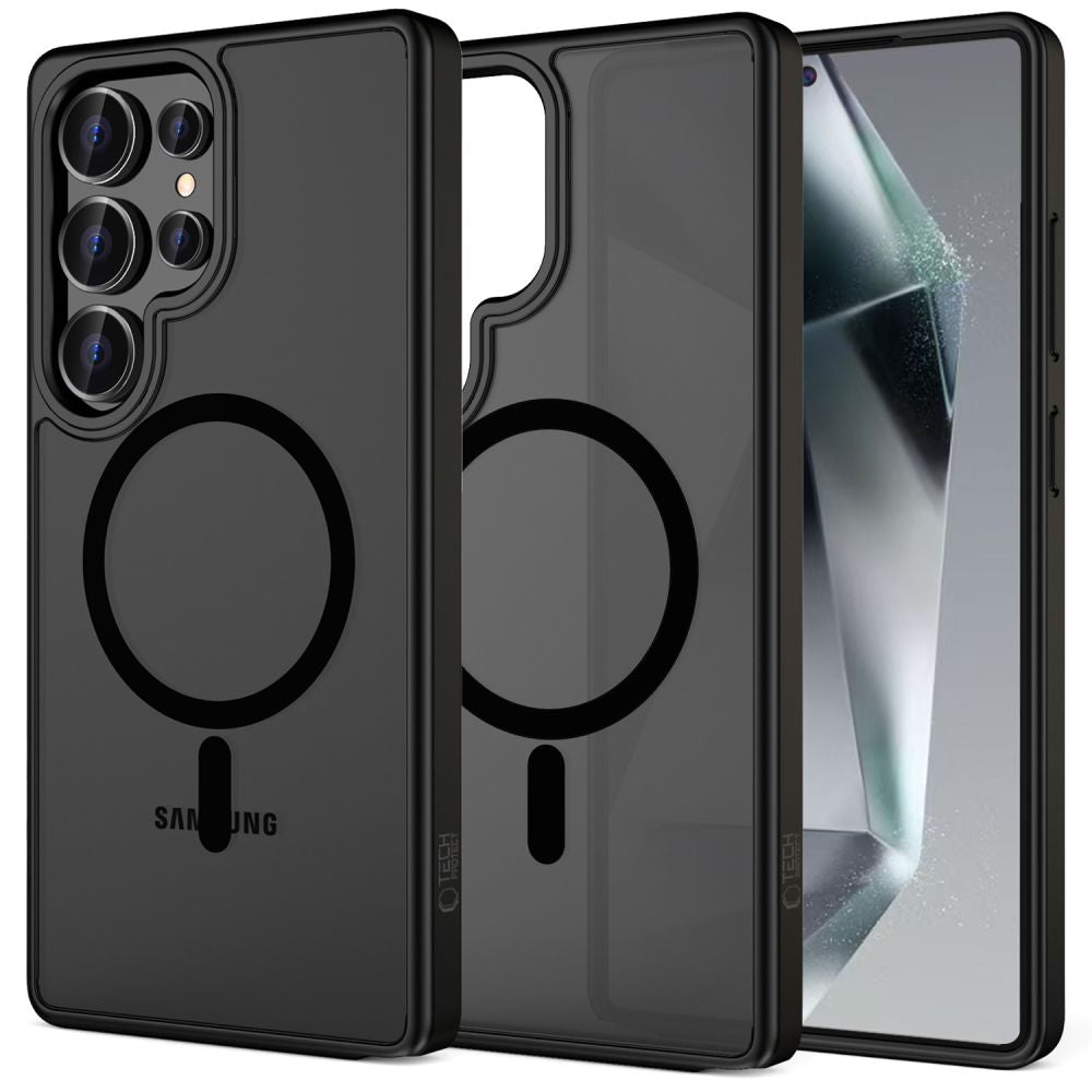MagSafe Hülle für Samsung Galaxy S25 Ultra S938, Tech-Protect, Magmat, Schwarz