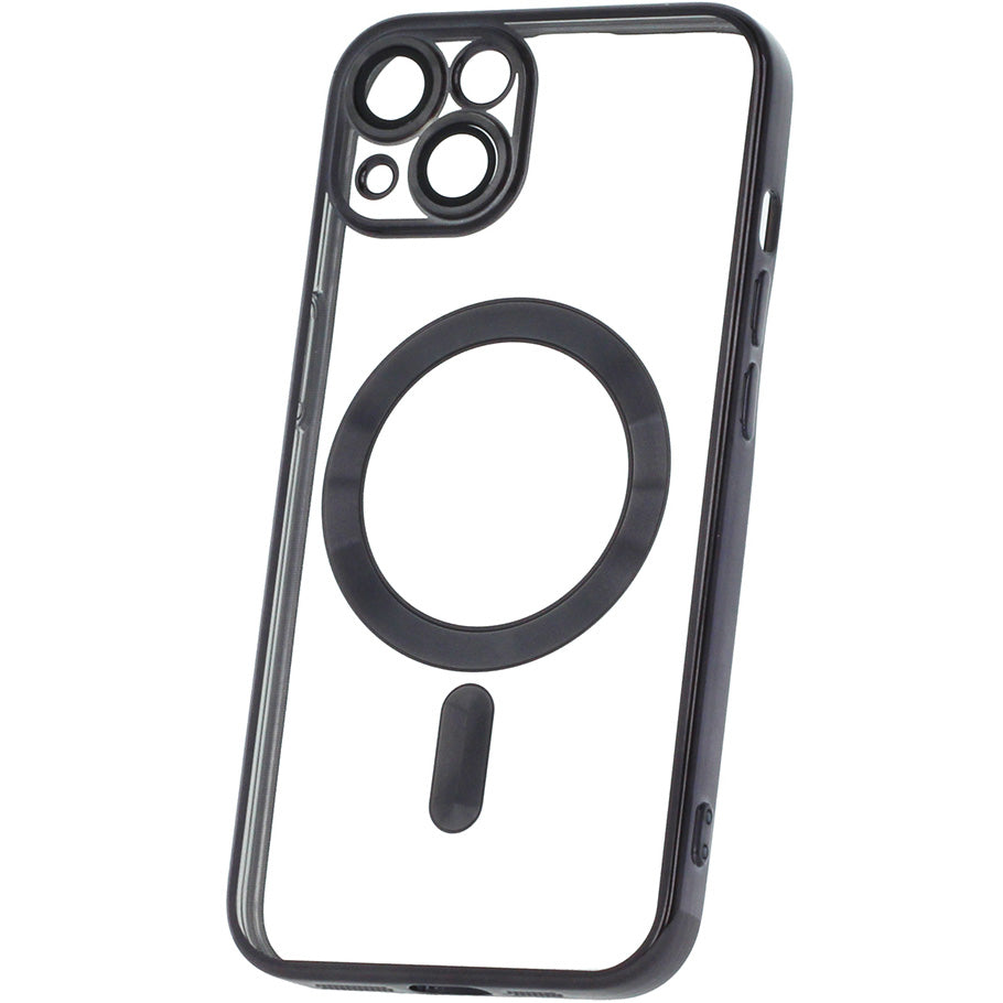 MagSafe-Hülle für Samsung Galaxy A26 A266, OEM, Color Chrome Mag, Schwarz