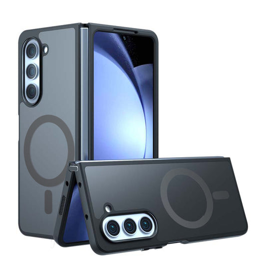 MagSafe-Hülle für Samsung Galaxy Z Fold6 F956, Techsuit, PureFrost, Schwarz