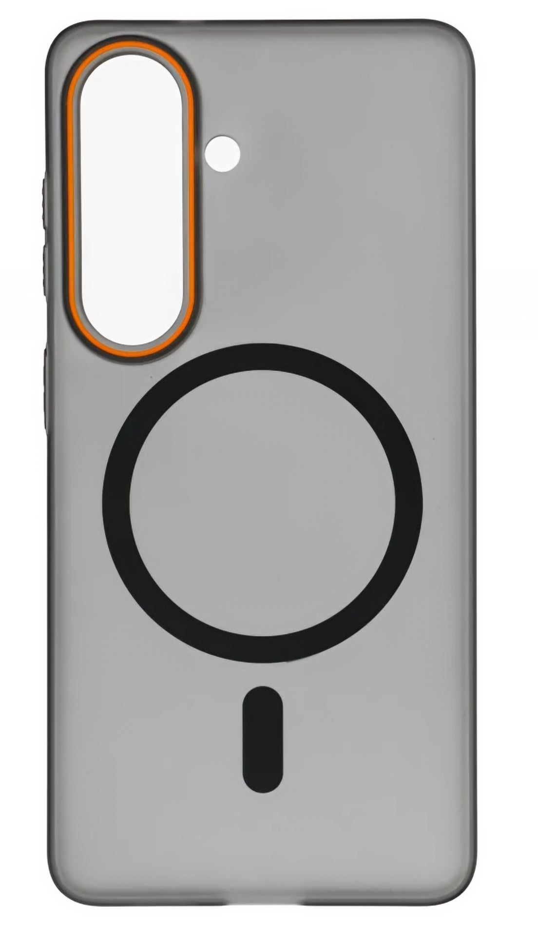 MagSafe-Hülle für Samsung Galaxy S26 S942, OEM, Go Orange, Schwarz