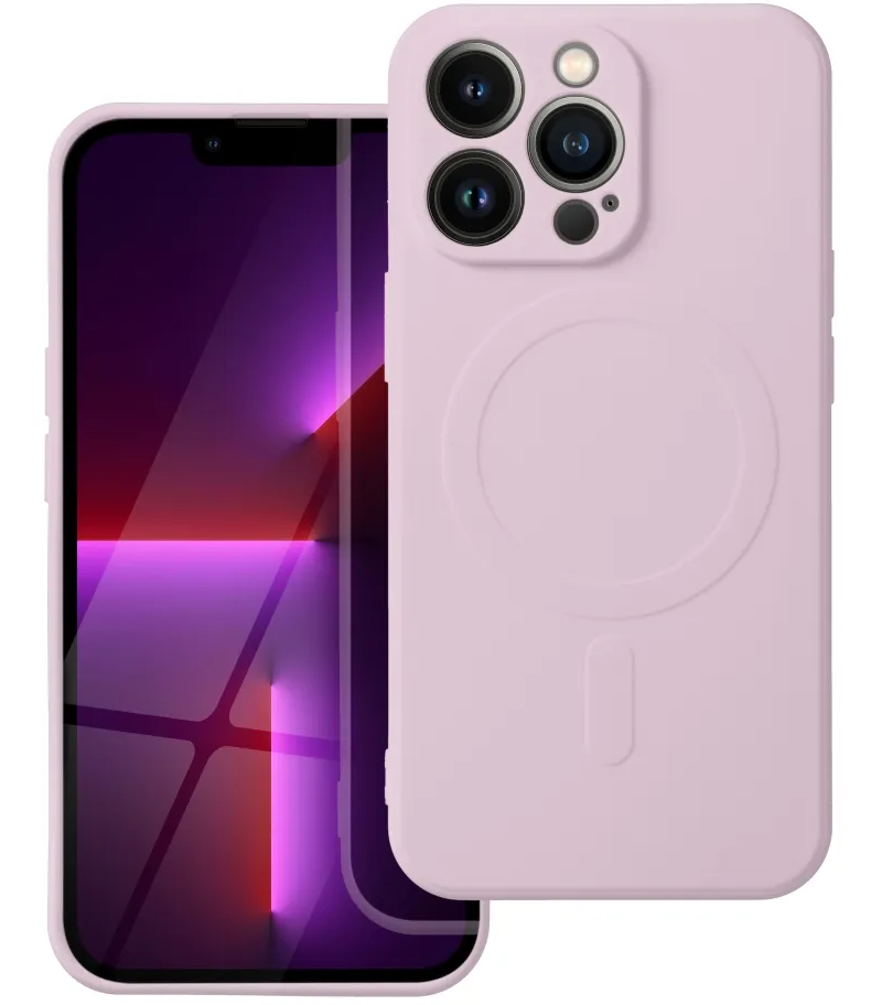 MagSafe-Hülle für Samsung Galaxy A57 5G, OEM, Silicone Mag, Rosa