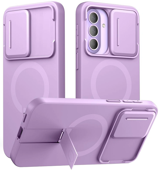 MagSafe Case for Samsung Galaxy A57 5G, Tech-Protect, Kevlar Aura, Violet