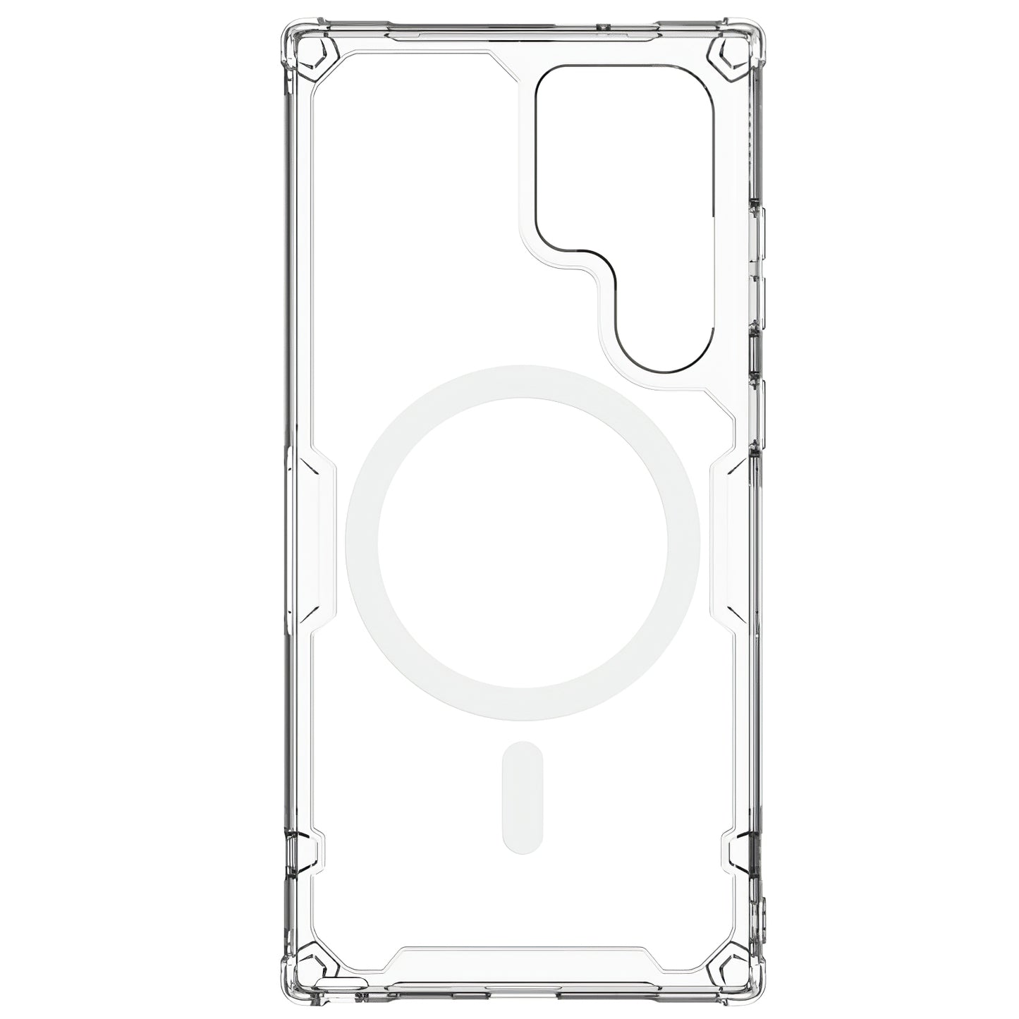 MagSafe Case for Samsung Galaxy S23 Ultra S918, Nillkin, Nature Pro, Transparent