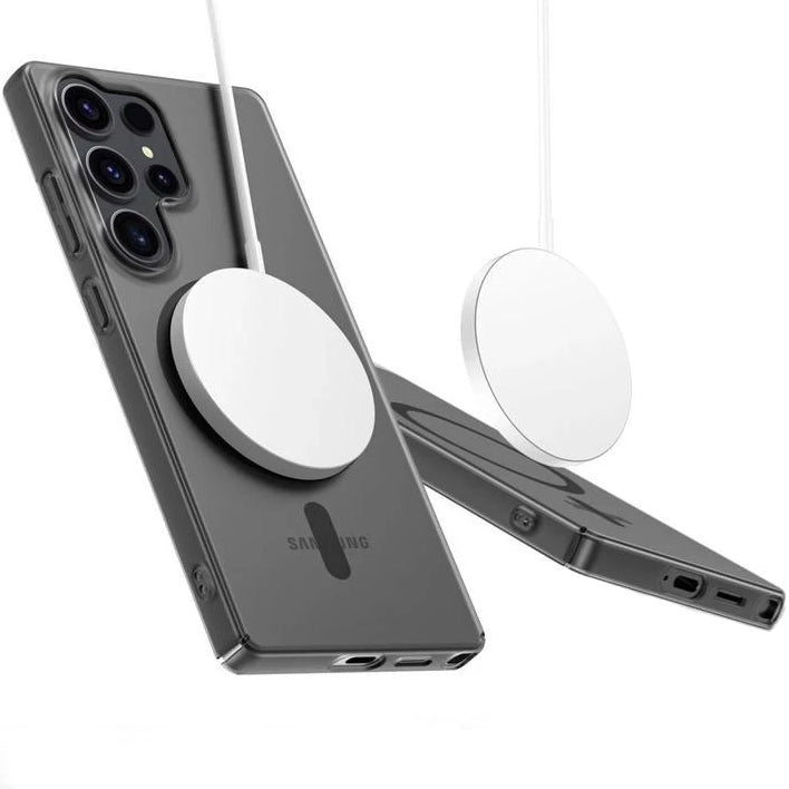 MagSafe Hülle für Samsung Galaxy S25 Edge S937, Tech-Protect, MagSlim, Schwarz