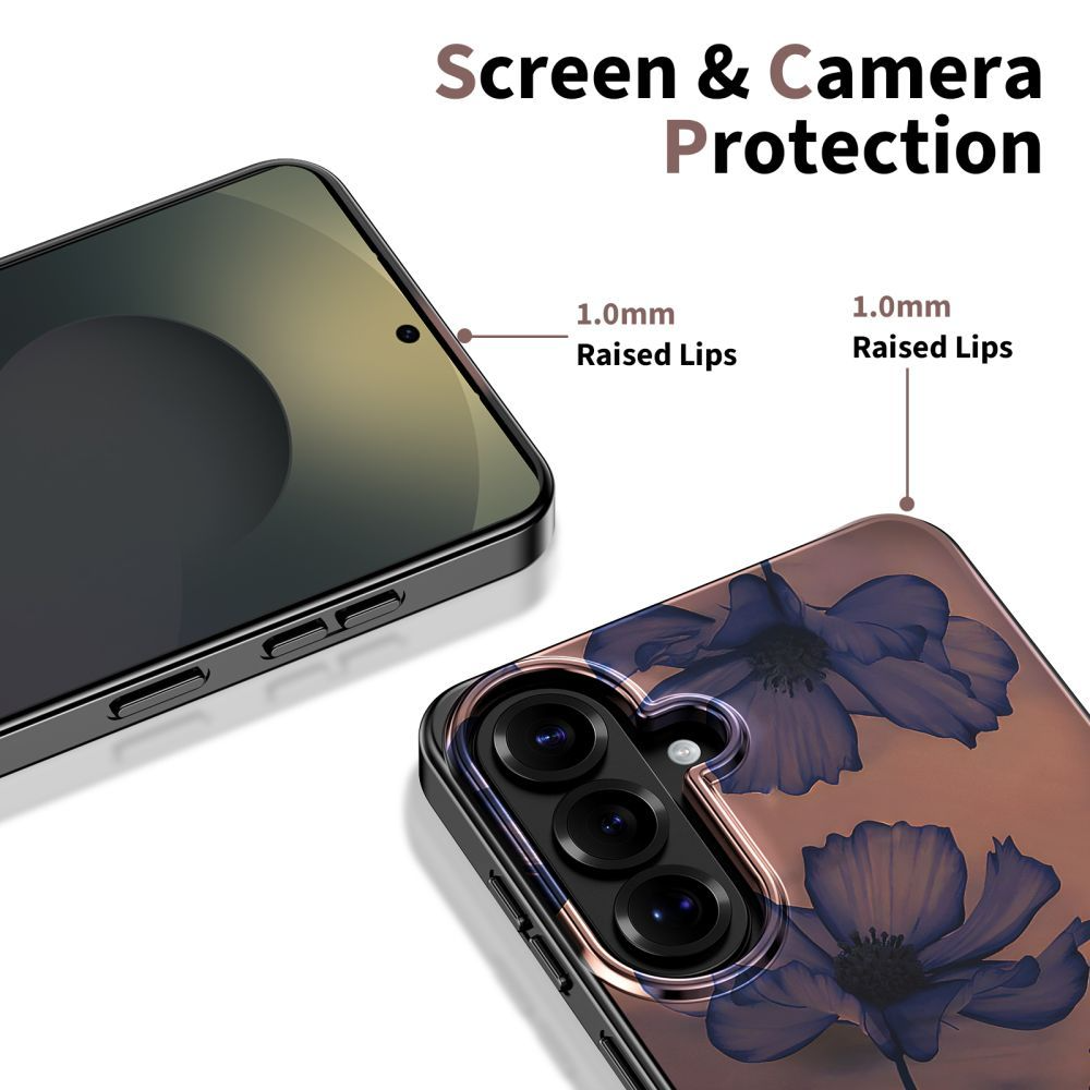 MagSafe Case for Samsung Galaxy S26 S942, Tech-Protect, Lamano Velvet Night, Black
