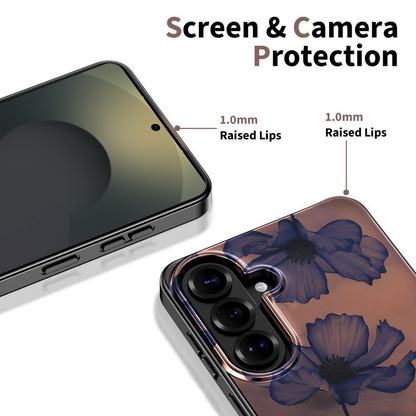 MagSafe Case for Samsung Galaxy S26 S942, Tech-Protect, Lamano Velvet Night, Black
