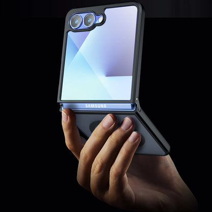 MagSafe Case for Samsung Galaxy Z Flip7 F766, Techsuit, PureFrost, Satin Black