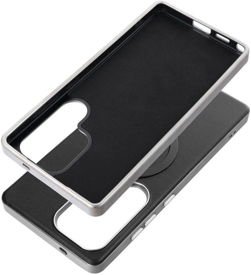 MagSafe-Hülle für Samsung Galaxy A36 A366, OEM, Gentleman Mag, Schwarz