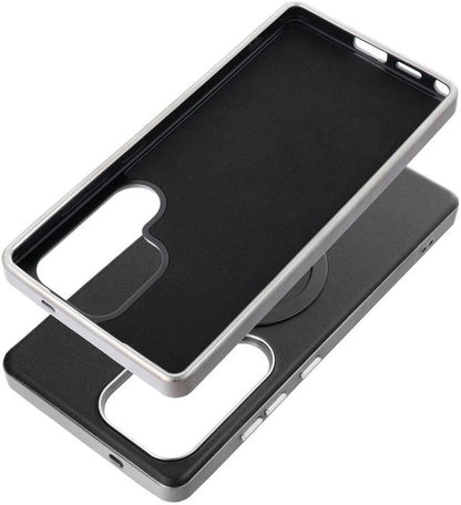 MagSafe-Hülle für Samsung Galaxy A56 A566, OEM, Gentleman Mag, Schwarz