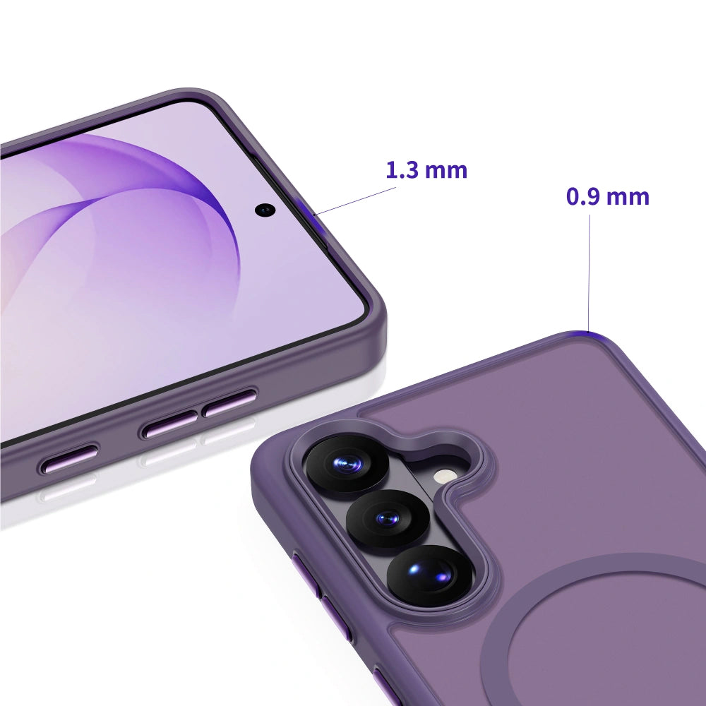 MagSafe-Hülle für Samsung Galaxy S26 S942, Tech-Protect, Magmat, Matt Lila