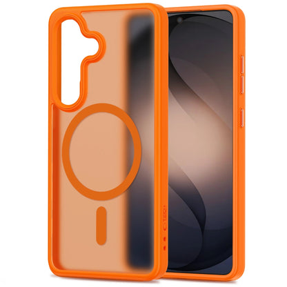 MagSafe Hülle für Samsung Galaxy S26 S942, Tech-Protect, Magmat, Mattes Orange