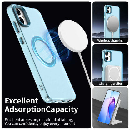 MagSafe-Hülle für Samsung Galaxy A05 A055, Techsuit, CandyCase, Blau