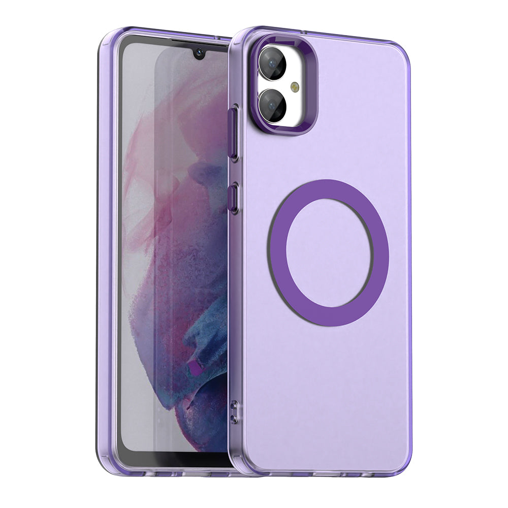MagSafe-Hülle für Samsung Galaxy A05 A055, Techsuit, CandyCase, Lila