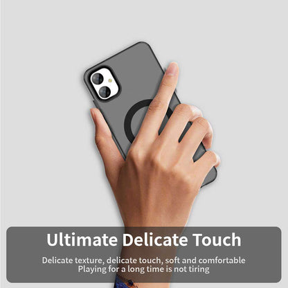 MagSafe-Hülle für Samsung Galaxy A05 A055, Techsuit, CandyCase, Schwarz