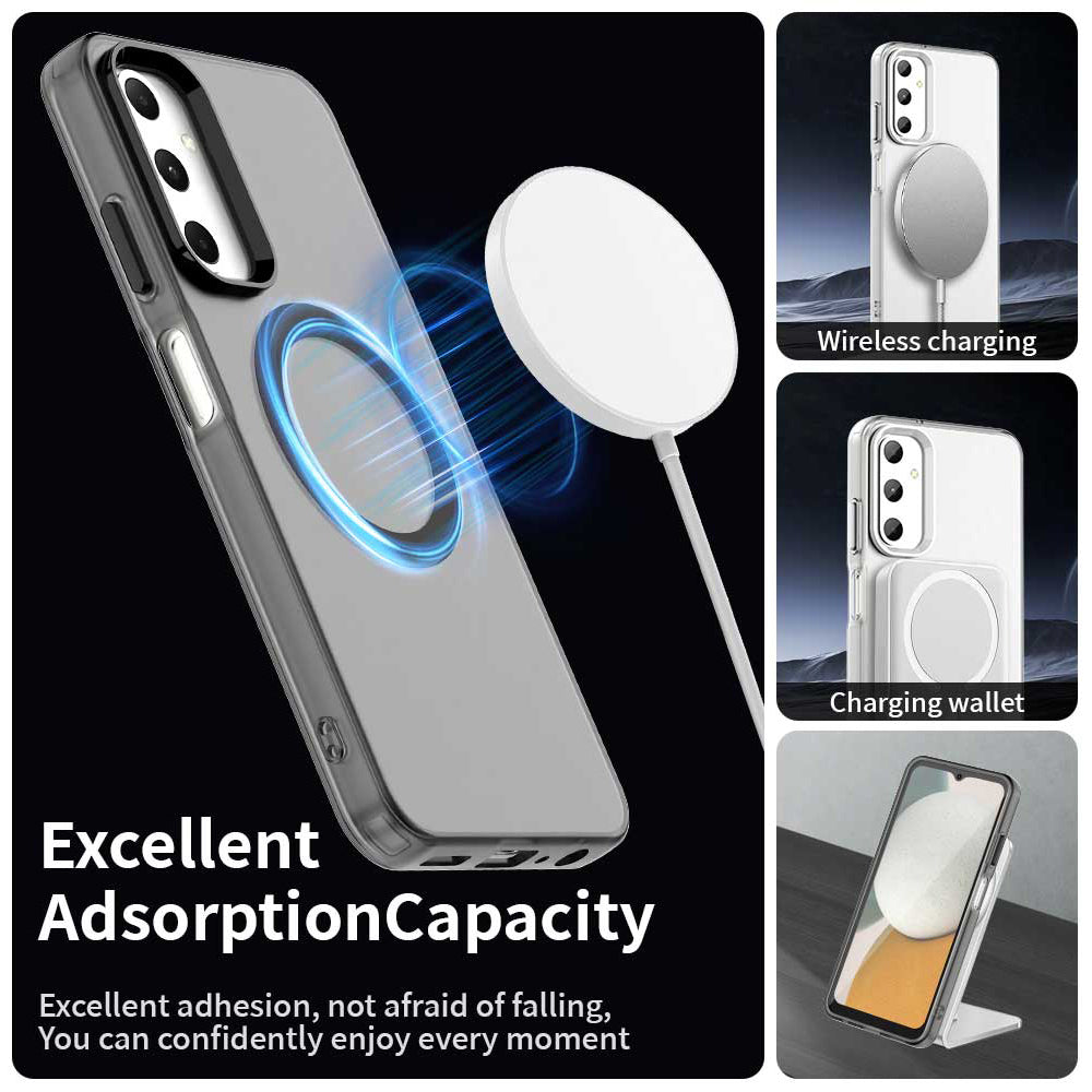 MagSafe-Hülle für Samsung Galaxy A05s A057, Techsuit, CandyCase, Schwarz