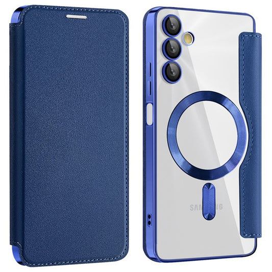 MagSafe-Hülle für Samsung Galaxy A05s A057, Techsuit, SmartMag Book, Blau
