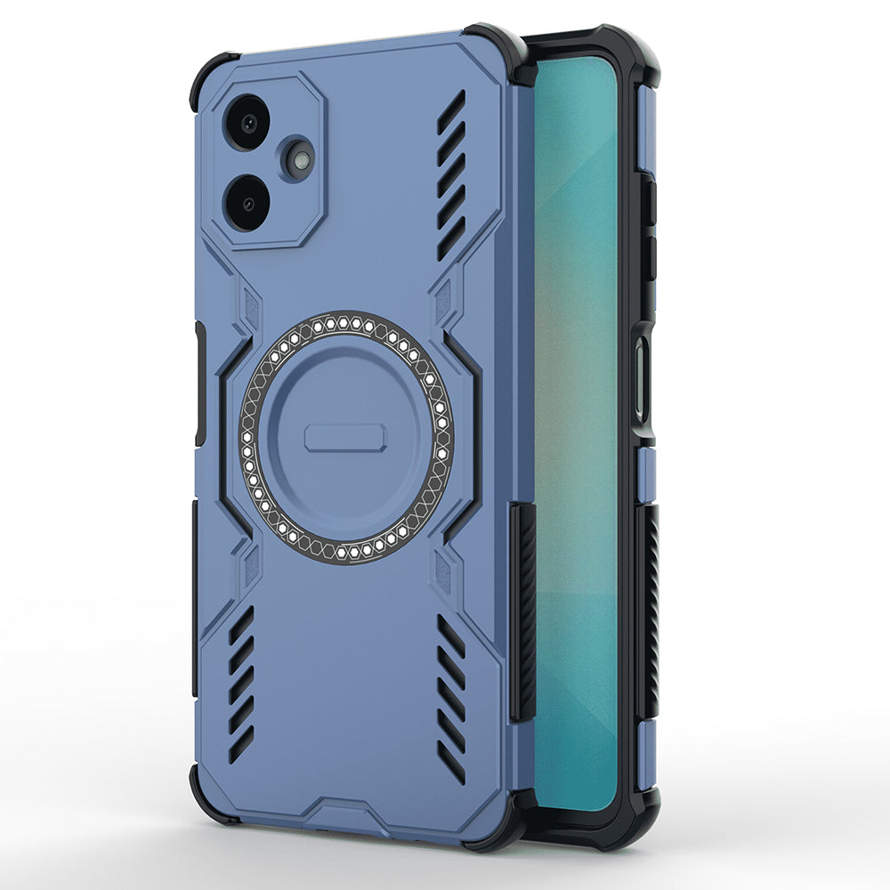 MagSafe-Hülle für Samsung Galaxy A06 A065, Techsuit, ArmorMag, Blau
