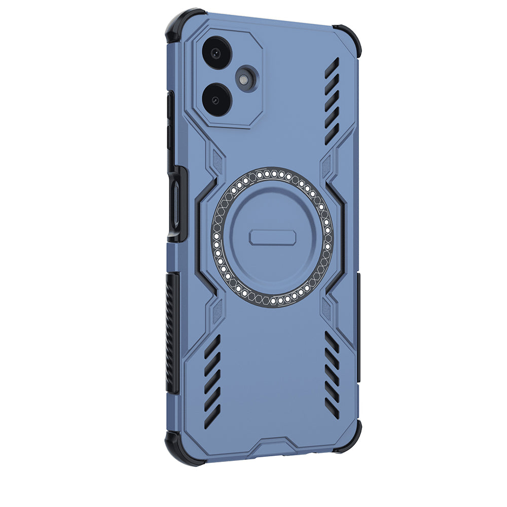 MagSafe-Hülle für Samsung Galaxy A06 A065, Techsuit, ArmorMag, Blau