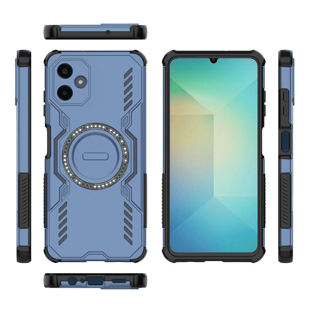 MagSafe-Hülle für Samsung Galaxy A06 A065, Techsuit, ArmorMag, Blau