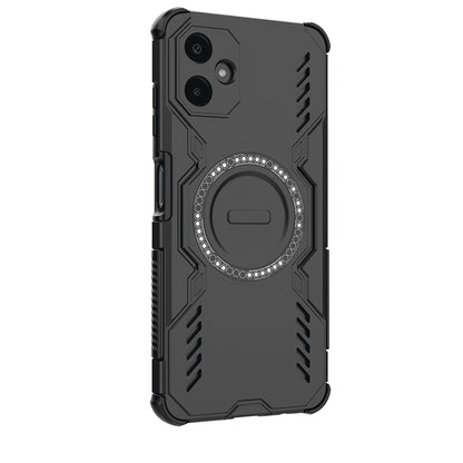 MagSafe-Hülle für Samsung Galaxy A06 A065, Techsuit, ArmorMag, Schwarz