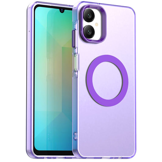 MagSafe-Hülle für Samsung Galaxy A06 A065, Techsuit, CandyCase, Lila