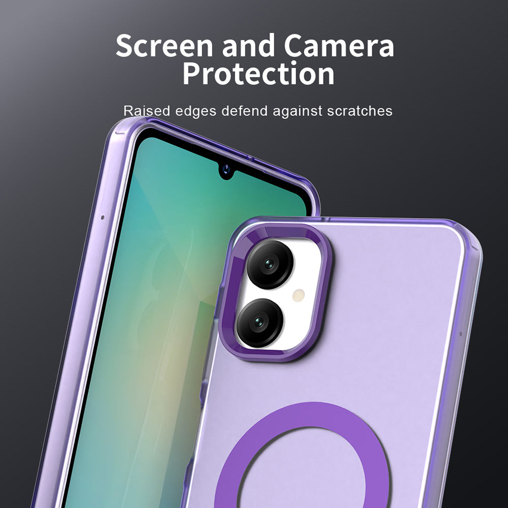 MagSafe-Hülle für Samsung Galaxy A06 A065, Techsuit, CandyCase, Lila