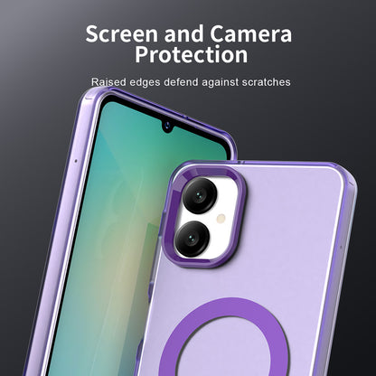 MagSafe-Hülle für Samsung Galaxy A06 A065, Techsuit, CandyCase, Lila