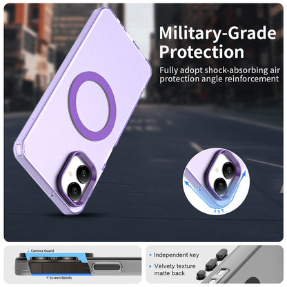 MagSafe-Hülle für Samsung Galaxy A06 A065, Techsuit, CandyCase, Lila
