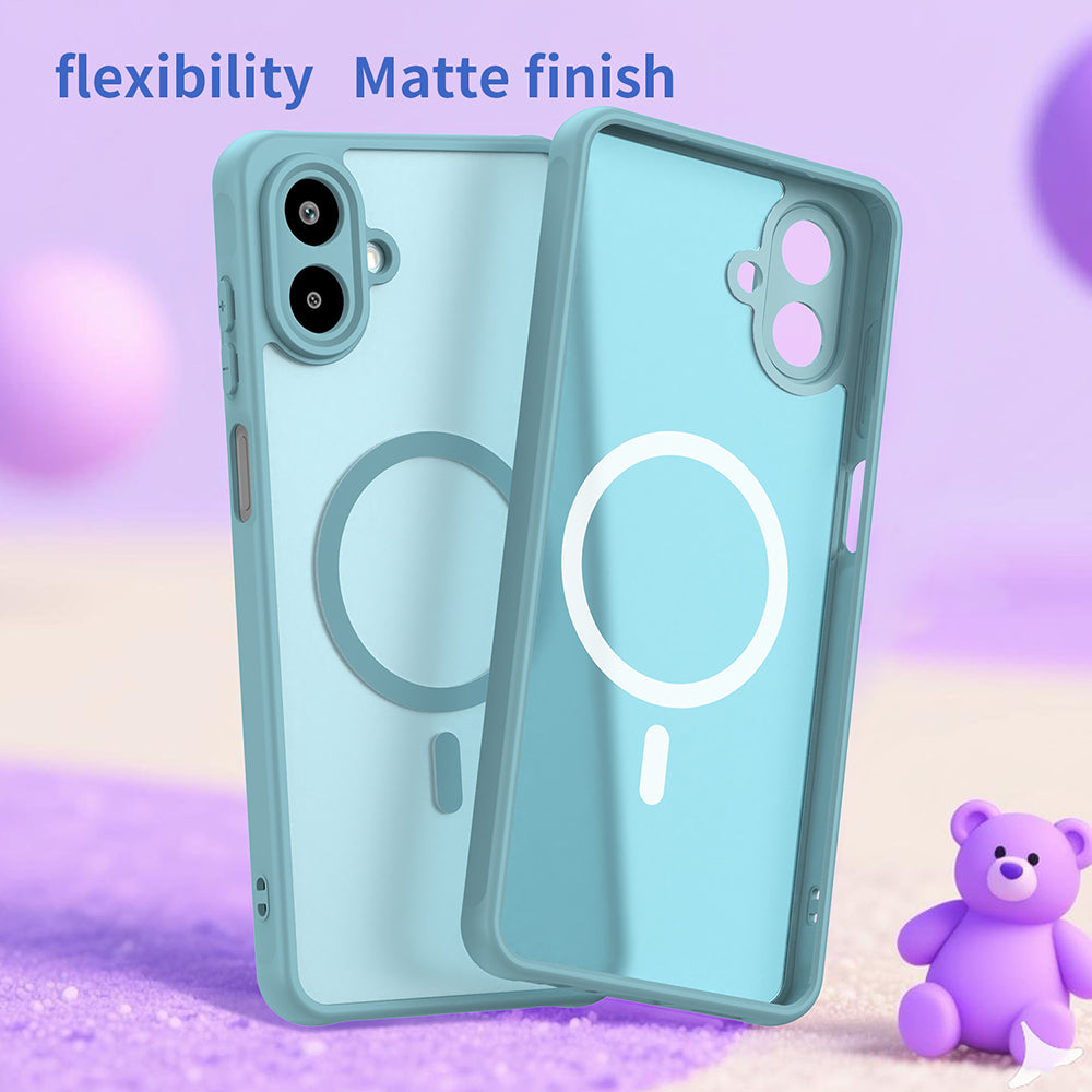 MagSafe Hülle für Samsung Galaxy A07 4G A075, Techsuit, HaloFrost II, Hellgrün