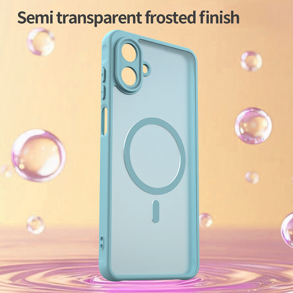 MagSafe Hülle für Samsung Galaxy A07 4G A075, Techsuit, HaloFrost II, Hellgrün