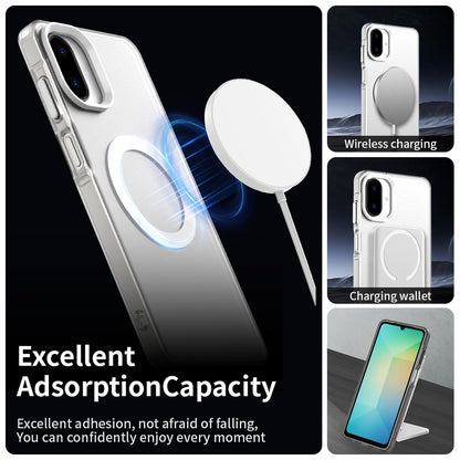 MagSafe-Hülle für Samsung Galaxy A07 4G A075, Techsuit, CandyCase, Weiß