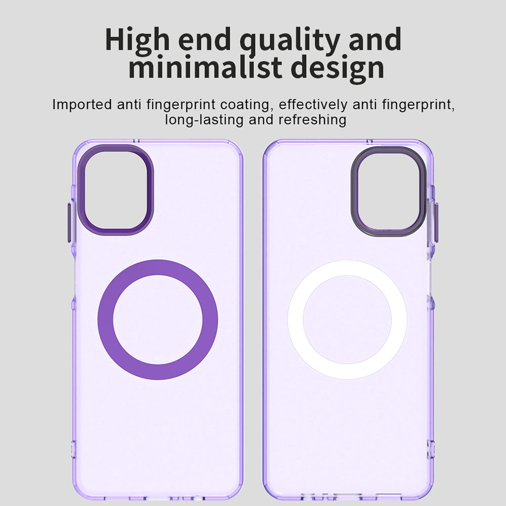 MagSafe-Hülle für Samsung Galaxy A07 4G A075, Techsuit, CandyCase, Lila
