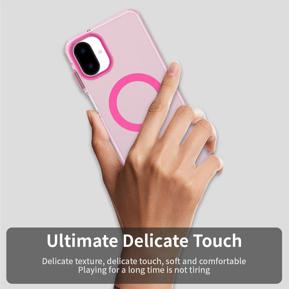 MagSafe-Hülle für Samsung Galaxy A07 4G A075, Techsuit, CandyCase, Rosa