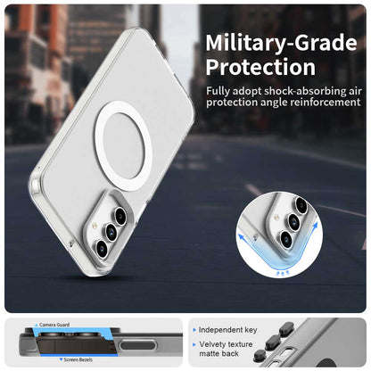 MagSafe-Hülle für Samsung Galaxy A15 5G A156 / A15 A155, Techsuit, CandyCase, Weiß