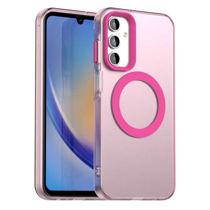 MagSafe-Hülle für Samsung Galaxy A15 5G A156 / A15 A155, Techsuit, CandyCase, Rosa