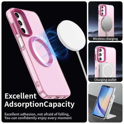 MagSafe-Hülle für Samsung Galaxy A15 5G A156 / A15 A155, Techsuit, CandyCase, Rosa