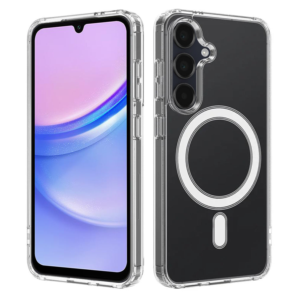 MagSafe-Hülle für Samsung Galaxy A15 A155, Techsuit, Pro, Transparent