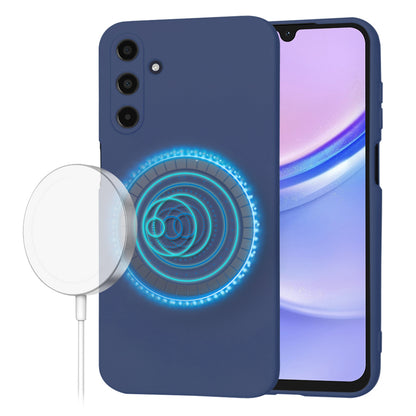 MagSafe-Hülle für Samsung Galaxy A15 A155, Techsuit, SoftFlex, Marineblau