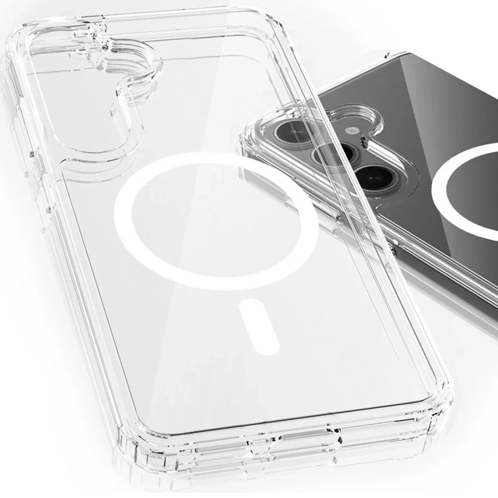 MagSafe-Hülle für Samsung Galaxy A16 5G A166 / A16 4G A165, 3MK, Armor MagCase, Transparent