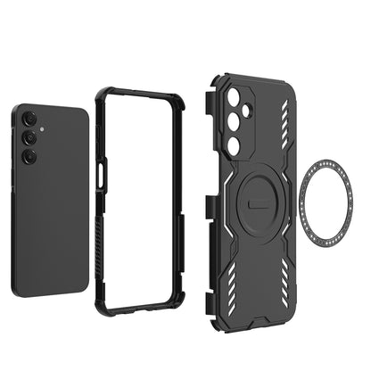 MagSafe-Hülle für Samsung Galaxy A16 5G A166 / A16 4G A165, Techsuit, ArmorMag, Schwarz