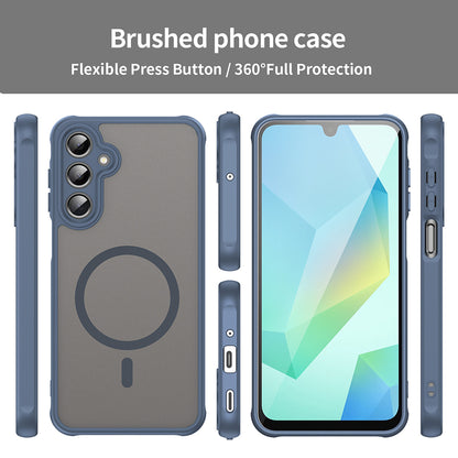 MagSafe-Hülle für Samsung Galaxy A16 5G A166 / A16 4G A165, Techsuit, HaloFrost II, Marineblau