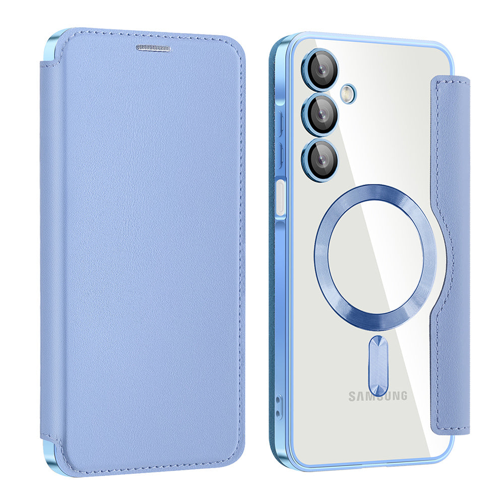 MagSafe-Hülle für Samsung Galaxy A16 5G A166 / A16 4G A165, Techsuit, SmartMag Book, Blau