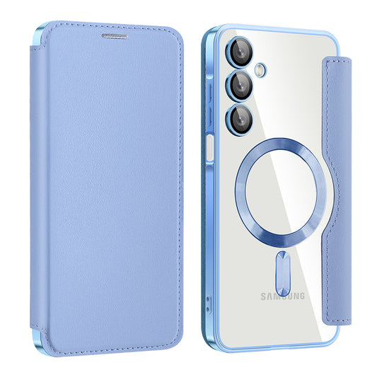 MagSafe-Hülle für Samsung Galaxy A16 5G A166 / A16 4G A165, Techsuit, SmartMag Book, Blau