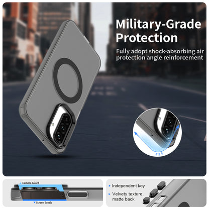 MagSafe-Hülle für Samsung Galaxy A17 5G, Techsuit, CandyCase, Schwarz